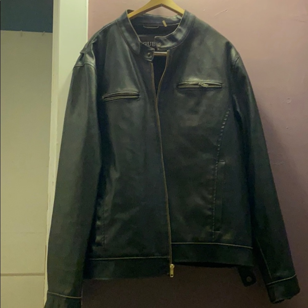 Faux leather jacket